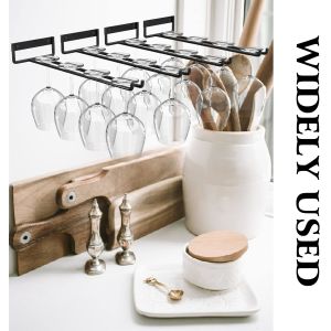 Upgrade Your Kitchen with this 11.8 Inch Wine Glass Holder Under Cabinet Hanging