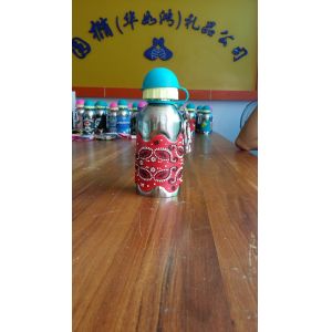 cartoon grip 300ml stainless steel drink bottle with leak proof