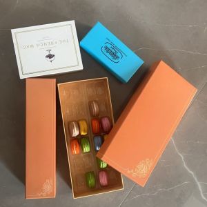 Macaron 40 Transparent Handmade Box Macaron Tray Packaging Chocolate Packaging