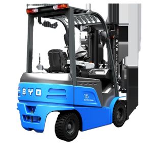 BYD's Four Pivot Balance Weight 3.0-3.5 Ton Pure Electric Forklift For Single
