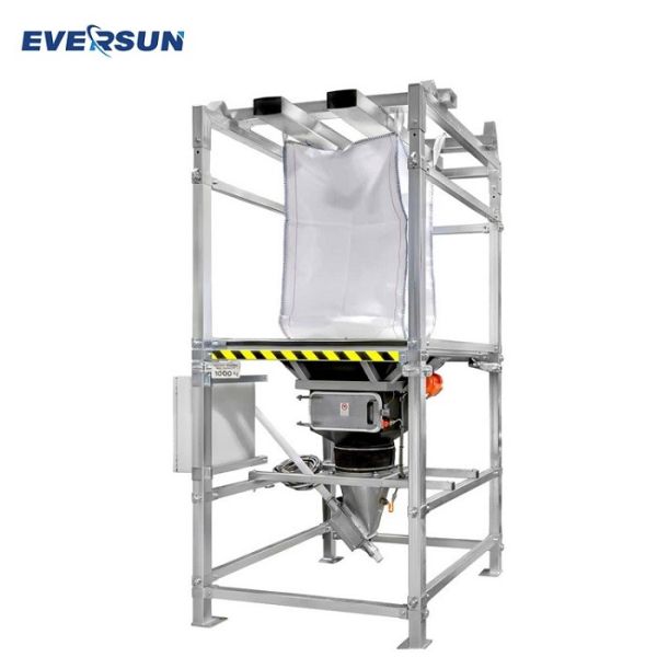 Buy Ton Bag Dump Station Big Bag Unloader With Conveyor at wholesale prices