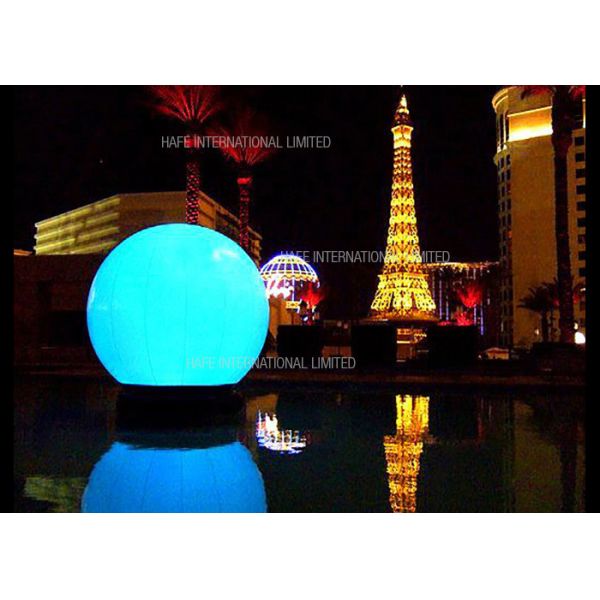 1000W Inflatable Lighting Decoration Balloon Floating Advertising For Water
