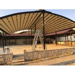 China Outdoor sun shade electric awning retractable roof on sale