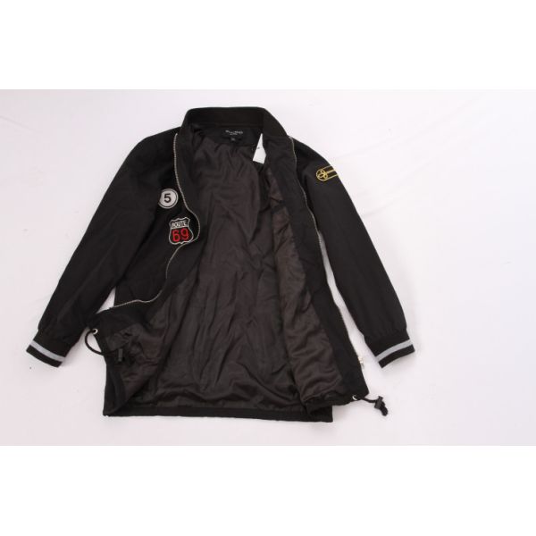 Ladies 2 color Nylon Elastic parka, Women's fashion parka,Embroidery, Special Offer