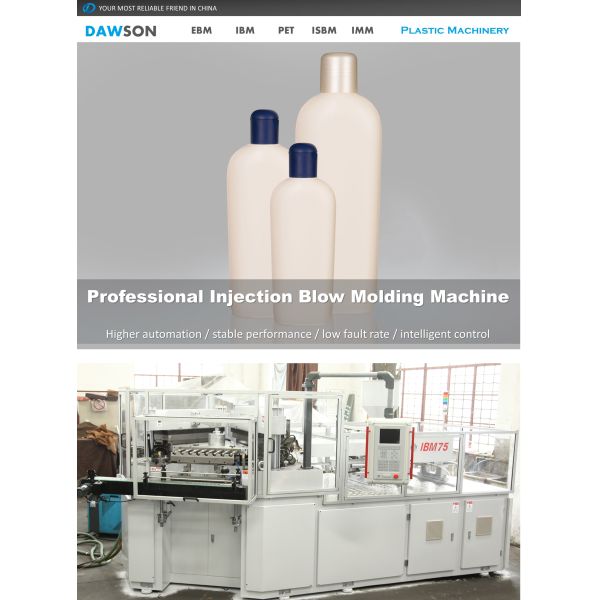 Intelligent Plastic Cosmetic Bottle Ibm Injection Blow Molding Machine