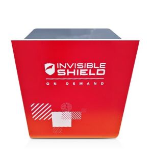 Flame Retardant Wooden Retail Display Stands Nontoxic Rotatable Lockable