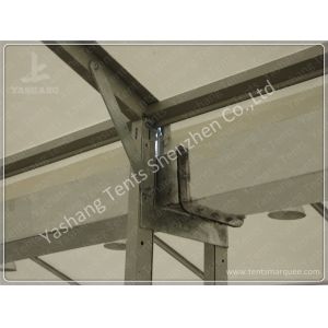 High Strength Clear Span Tent Replacement Parts , Rain Gutter Connections