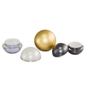 Round Acrylic cream Jar 15ml 30ml 50ml
