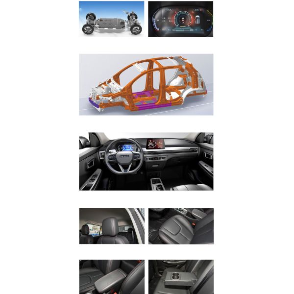 DAYUN M1 Energy Vehicles Electric Car Adult Car Luxury 2023 Yuehu ES3 300km Long Range EV