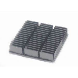 China Extruded Aluminium Heatsink Quality Led Heatsinks Black Surface on sale