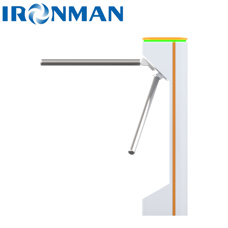 Automatic Tripod Barrier for Access Control Durable 3-Arm Turnstile Gate for