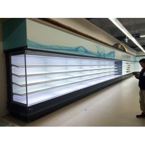 Refrigerated Vertical Multideck Display Fridge With Copelnd Or Panasonic