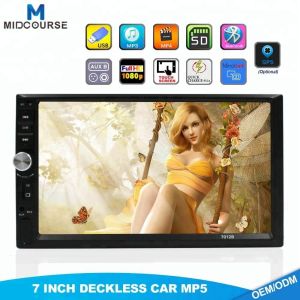 Universal 7 Inch 2 Din double din Touch Screen Bluetooth Car Stereo screen mp5