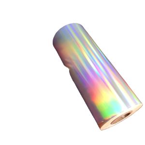 Multiple Extrusion Transparent Rainbow Film , Clear Holographic Film Roll