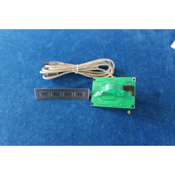 IP65 4 Keys Industrial Metal Keypad Stainless Steel Without Electronic Controller