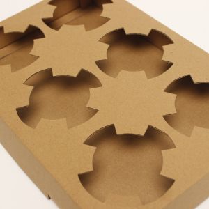 Customized Printable Bakery Packaging Box Disposable Rectangle Paper Cup Pad