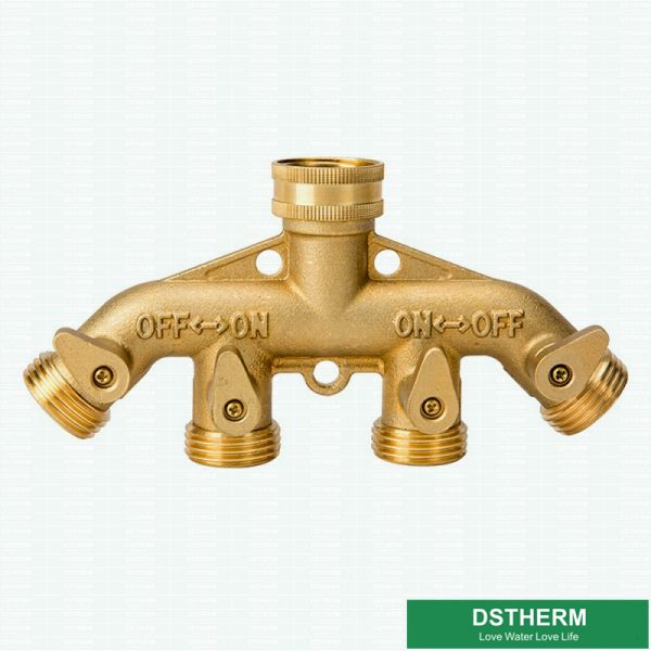 Buy CW617N Garden Hose Pipe Fittings Shut Off Brass Valve Union at wholesale prices