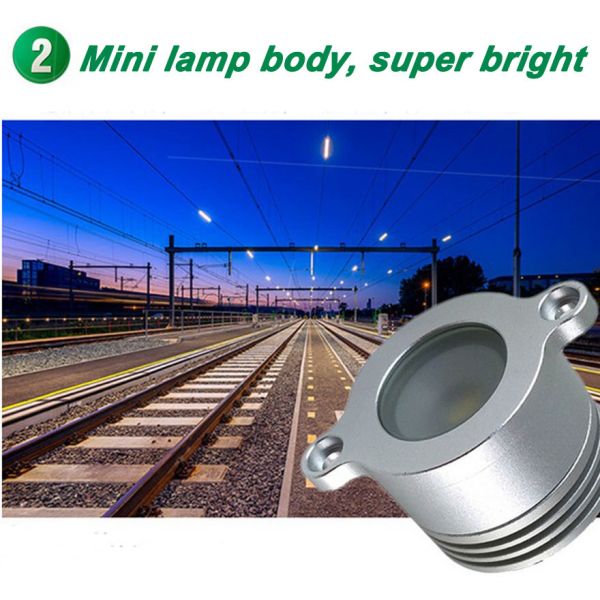 Mini 1W Led Handrail Railing light 12V Low Voltage IP67 Recessed Outdoor