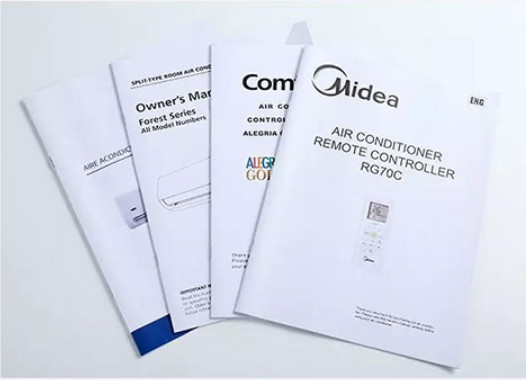 800G 1000G Instruction Booklet Printing Spiral Bound Planner Printing