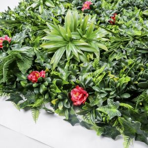 Synthetic Home Artificial Outdoor Foliage Wall Panels