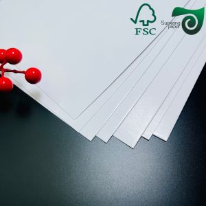 High Whiteness Glossy Cover Card 210gsm 400gsm Double Sided Coated Ideal For