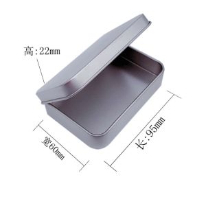 Rectangular Gift Tin Cans USB Packaging Metal Tinplate Box