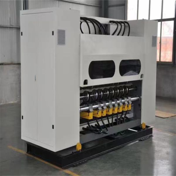 Buy Thin Blade Slice Scorer Corrugated Cardboard Cutting Machine with 260*158 Blade Size at wholesale prices