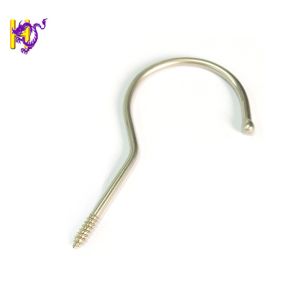 RoHS Zinc Electroplating S Shaped Steel Hooks For Furniture