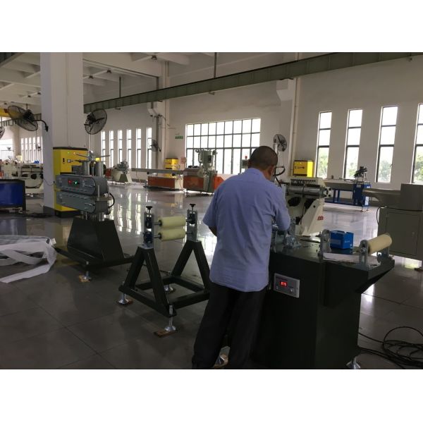Buy PP Plastic Profile Extrusion Machine, Geotextile Drainage Belt Extrusion Machine at wholesale prices