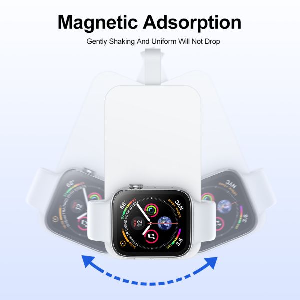 2500mAh Wireless Charging Power Bank For IWatch Series With 2-8mm Charging Distance