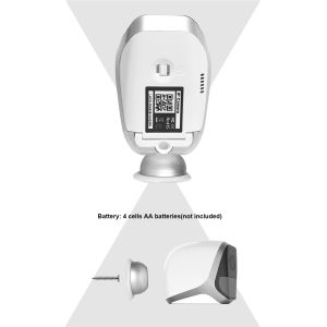 Waterproof CCTV Solar Powered Night Vision Solar WiFi Camera