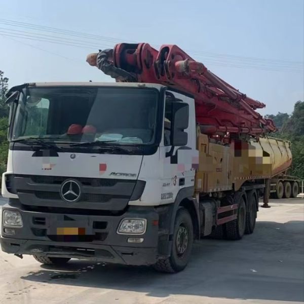 Used Concrete Pump Truck 2019 SANY 47m 47 meters truck mounted concrete boom pump