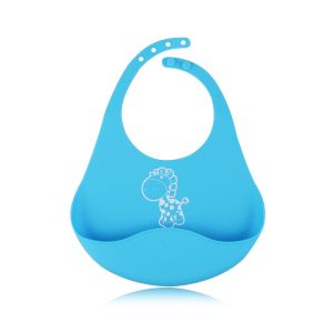 Foldable Waterproof Silicone Bib Easily Wipes Clean Four Seasons Available