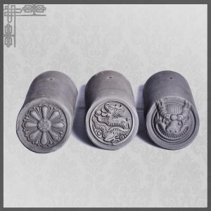 Traditional Temple Roofs Antique Chinese Unglazed Grey Clay Roof Tile