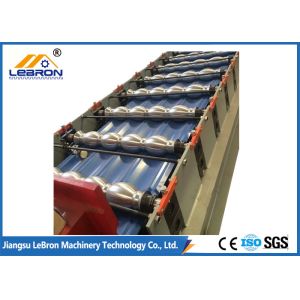 2018 new type color steel glazed tile roll forming machine PLC control automatic