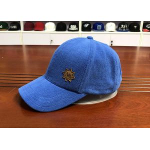 Customize ACE 6panel structured blue embroidery and rubber patch baseball caps