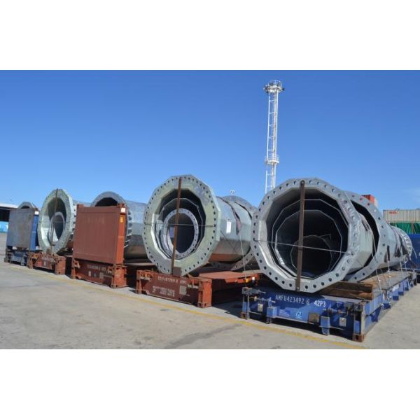 10kv-550kv Electrical Power Pole for Power Transmission with Hot-Dip Galvanization 1