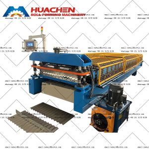 High Speed Step Tile Roof Roll Forming Machinery