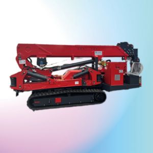 Yellow Mini Spider Crawler Crane With Steel And Telescopic Boom
