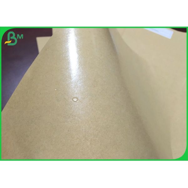 White or brown Pe Poly Coated Kraft Paper Anti - Water And Moistureoproof For Pack