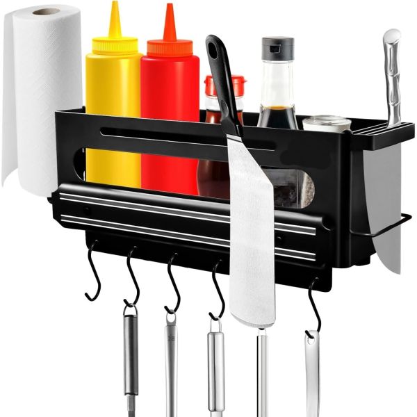 Buy BBQ Caddy with Magnetic Tool Holder Hang Tools Store Sauce Condiments Custom Printing at wholesale prices
