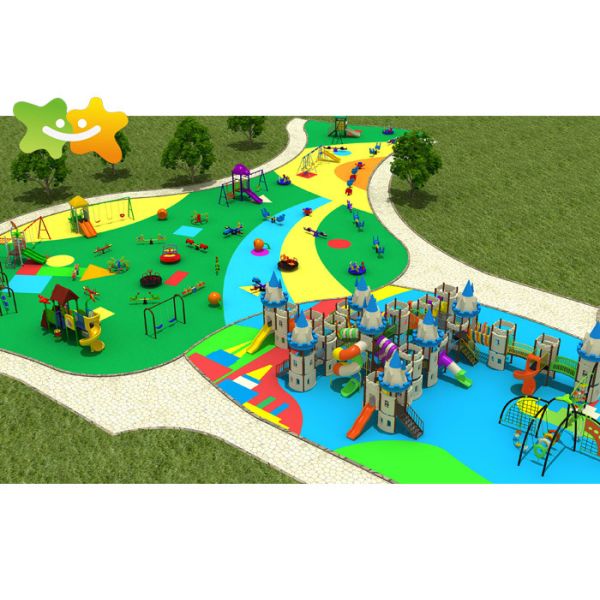 Public Park Project Child Toy Big Slide Equipment Kids Outdoor Playground Equipment