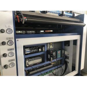 FM-1100 Multifunctional Automatic Vertical Film Laminating Machine With Round