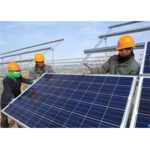 28VDC 1000kw Single Axis Sun Tracker Galvanized Steel Mount