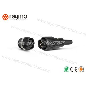 Fixed Socket Threaded Electrical Connector , Panel Mount Connector Bayonet