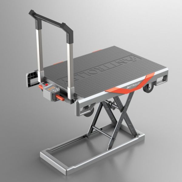 Industrial Warehouse Mobile Hydraulic Lift Platform Electric Straddle Pallet