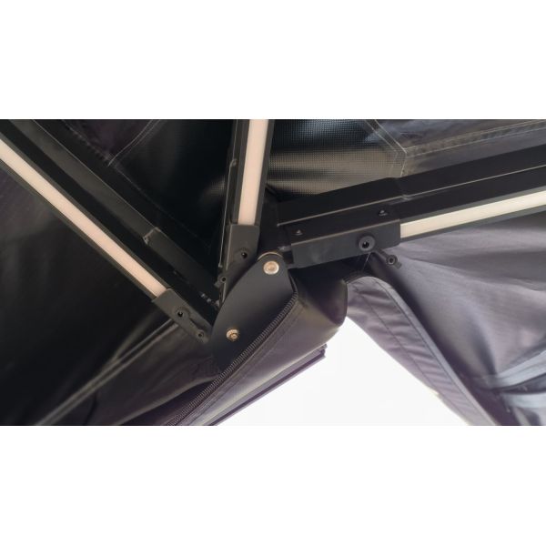 Customizable Logo 270 Degree Awning D Hole Retractable Freestanding