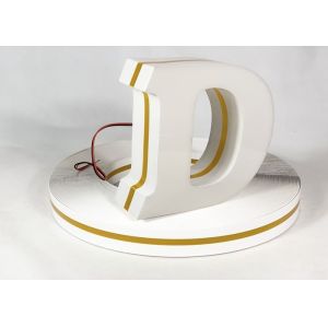 No Fading 3D Side Pass Light Strips Yellow Brilliant Transmittance 5 CM Width