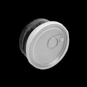 China Bubble Tea 33mm Clear Plastic Easy Open Cans Alu Lid on sale