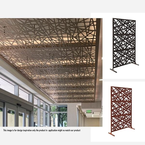 Buy Privacy Balcony Room Divider Screen Aluminum Multi Functional at wholesale prices